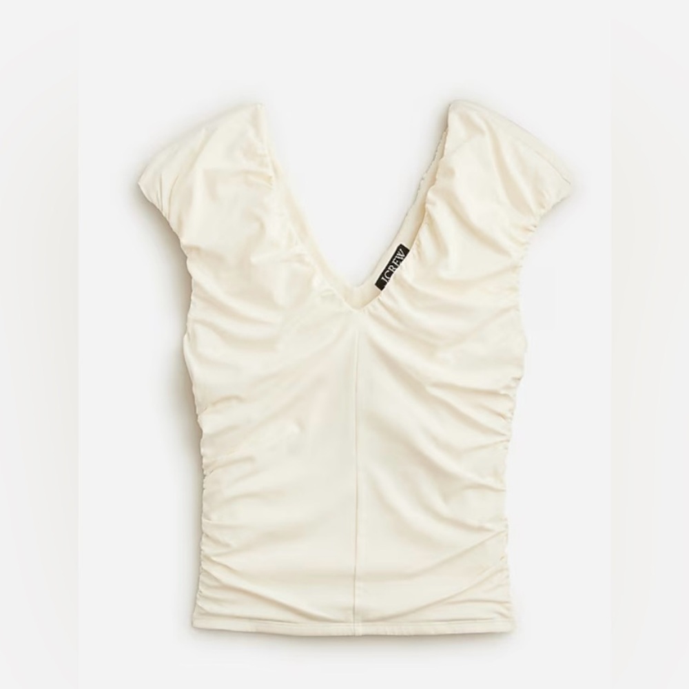 JCREW RUCHED TOP